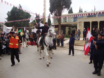الحاج حسن يرعى مهرجان الشجرة الاول في بعلبك