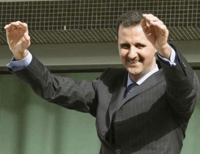 الأسد يتصدر قائمة متابعي "سي أن أن" للعام 2012