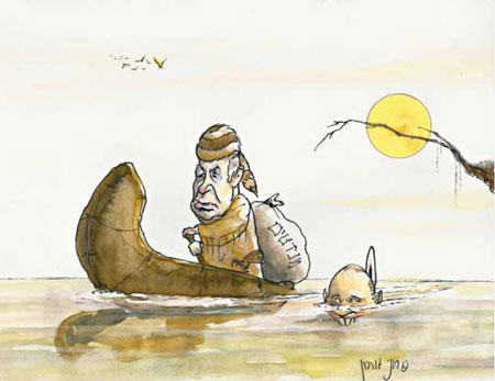 كاريكاتير الصحافة العبرية ليوم الخميس 27 - 12 - 2012