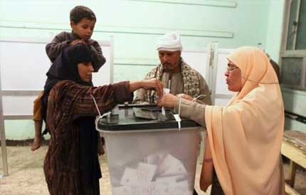 نتائج الاستفتاء غير الرسمية في مصر 