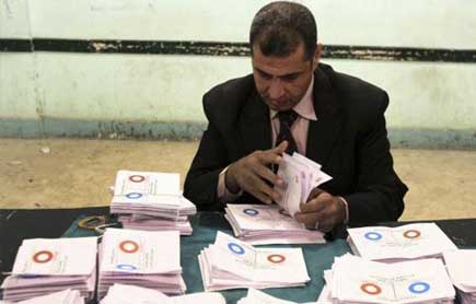 نتائج الاستفتاء غير الرسمية في مصر 