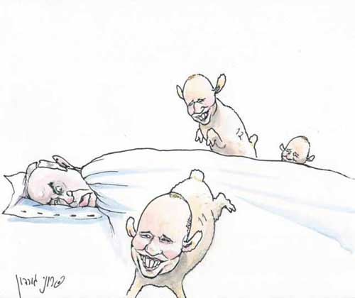 كاريكاتور الصحف العبرية ليوم الاحد 23-12-2012