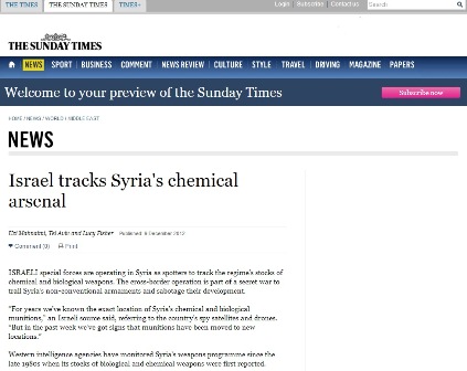 "صنداي تايمز": "قوات إسرائيلية خاصة" في سوريا...وتقارير غربية:  تعاظم دور "المقاتلين الأجانب" في الداخل