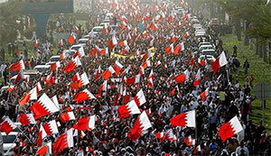  المعارضة تنظم مسيرات في مختلف مناطق البحرين للمطالبة بالقصاص لدماء الشهداء 