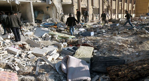 مجزرة حلب على مرأى عيون المجتمع الدولي