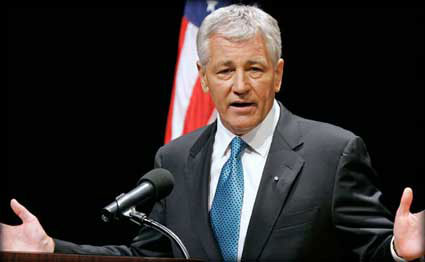  هاغل قد يضر بعلاقة أمريكا "الحميمة" مع الكيان الصهيوني