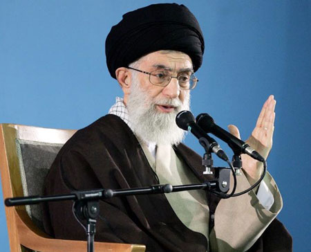 الامام الخامنئي نعى أية الله تهراني