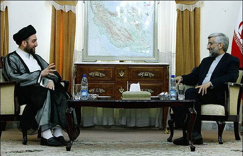 سعيد جليلي يستقبل السيد عمار الحكيم 
