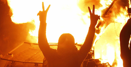 مواجهات بين الأمن المصري والمتظاهرين