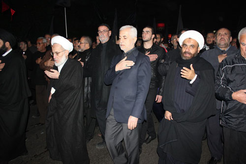 النبطية أحيت ليلة أربعين الامام الحسين (ع) بمسيرة حاشدة