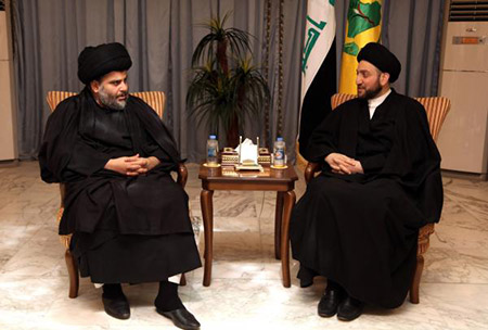 السيد الحكيم استقبل السيد الصدر: لا حل إلا بالحوار