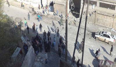 22 شهيداً وعشرات الجرحى في إنفجار سيارتين مفخختين في إدلب