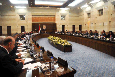 الحكومة السورية تبحث الخطوات التنفيذية للحل السياسي 
