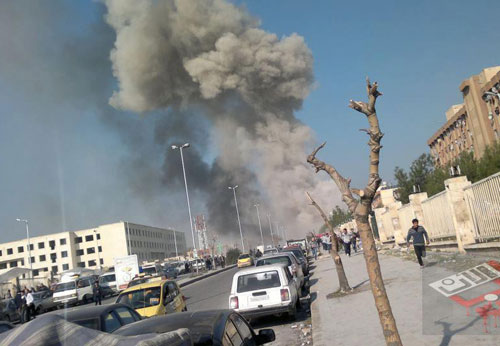 عشرات الشهداء والجرحى في تفجير جامعة حلب