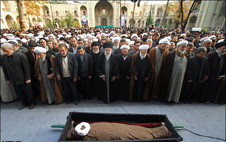 تشييع جثمان آية الله تهراني