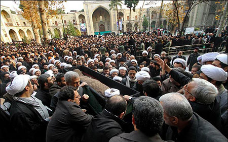 تشييع جثمان آية الله تهراني