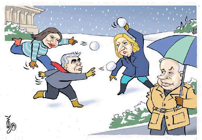 كاريكاتير الصحافة العبرية 09 - 01-2013 