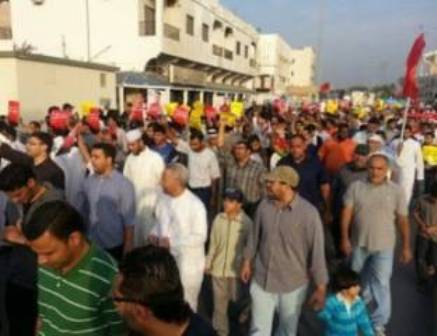 قوات الأمن البحرينية تقمع تظاهرة في العاصمة