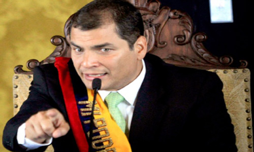 إنتخاب رافاييل كوريا رئيساً لولاية جديدة في الاكوادور