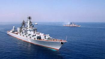 الاسطول الخامس الروسي يعود الى البحر الابيض المتوسط