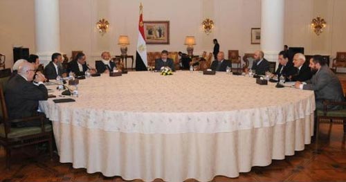 جلسة للحوار الوطني مساء اليوم بمصر