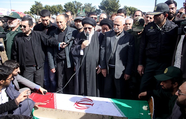 إيران تودع الشهيد المهندس "حسام خوش نويس"