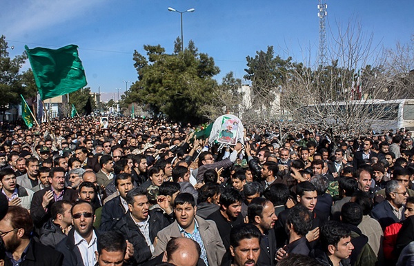 إيران تودع الشهيد المهندس "حسام خوش نويس"