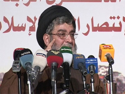 حزب الله يحيي ذكرى انتصار الثورة  الاسلامية الايرانية في احتفال بمدينة بعلبك