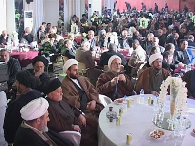 حزب الله يحيي ذكرى انتصار الثورة  الاسلامية الايرانية في احتفال بمدينة بعلبك