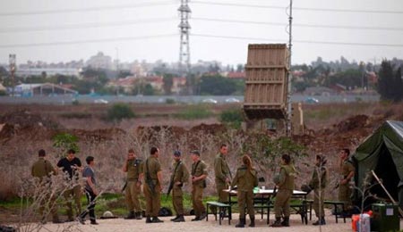 إحدى بطاريات منظومة القبة الحديدية تعطلت بسبب سوء الأحوال الجوية