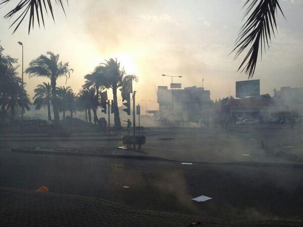 قوات الأمن البحرينية تفرق بالقوة عزاء الفتى حسين الجزيري