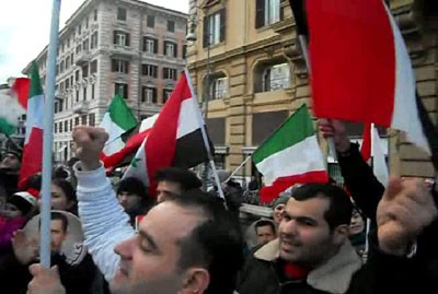 فعاليات تضامنية مع سوريا في روما ونيودلهي والجليل الغربي