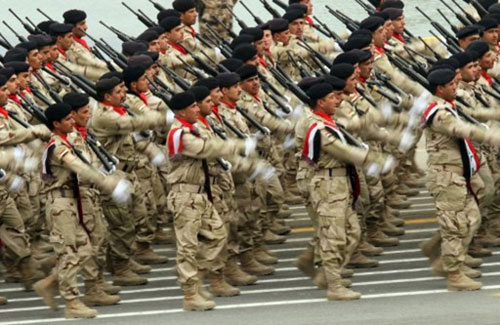 العراق يستقدم تعزيزات عسكرية عراقية كبيرة لضبط الشريط الحدودي مع سورية
