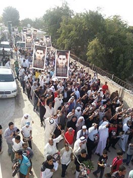 تشييع الشهيد الجزيري في النبيه صالح