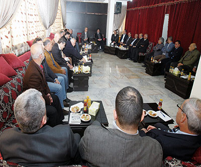 السيد ابراهيم أمين السيد استقبل وفد لقاء الأحزاب