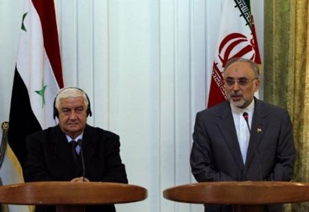 وليد المعلم يصل إلى طهران