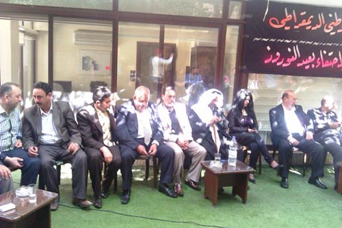 جانب من الاحتفال بعيد النوروز الأكراد في سورية يحتفلون بعيد النوروز ...ويؤكدون أن هيتو صناعة المخابرات الأمريكية