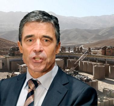 راسموسن يبحث مع كرازاي الخطوات الجارية للإنسحاب من أفغانستان