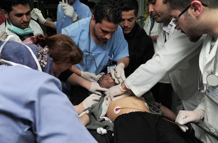 دمشق..55 شهيداً وجريحاً جراء قذائف أطلقها مسلحون