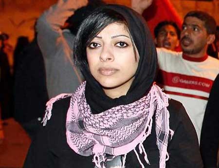 الناشطة البحرينية زينب الخواجة زينب الخواجة من أقوى نساء العالم