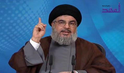 الامين العام لحزب الله السيد حسن نصر الله السيد نصر الله: من يتوهم ان المقاومة ضعيفة فهو خاطىء