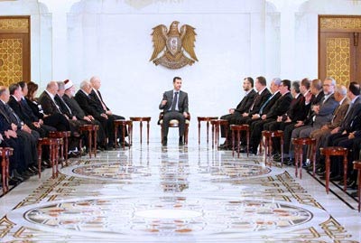 الأسد: سورية ستواجه بحزم الإرهاب بكل أشكاله بالتوازي مع تنفيذ البرنامج السياسي لحل الأزمة