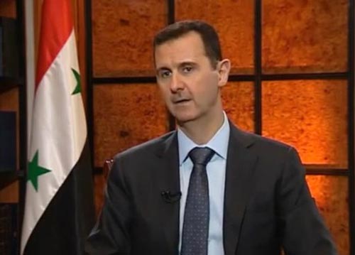 الأسد: سقوط سوريا أو تقسيمها سيؤدي الى عدم الاستقرار في دول الجوار