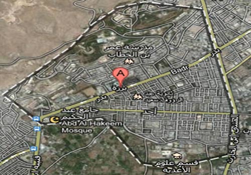 خريطة منطقة برزة ’جبهة النصرة’ استخدمت مواداً كيماوية في معارك برزة