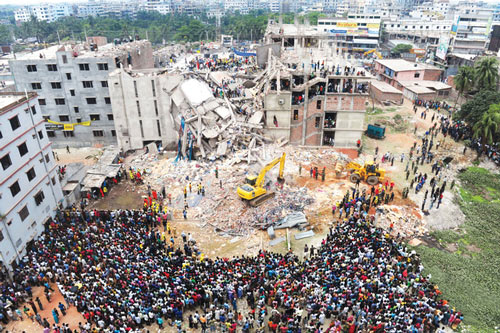 اعتقال اثنين من مالكي المبنى المنهار في بنغلادش