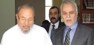 الهاشمي ينسّق مع القرضاوي .. والمشهداني يحذّر من مشروع &rsquo;بايدن&rsquo;