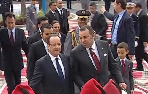 الرئيس الفرنسي في المغرب للمرة الأولى