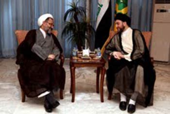 ...ومع السيد عمار الحكيم وزير الأمن الايراني يلتقي كبار المسؤولين العراقيين