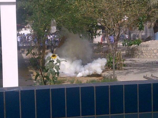 قوات الأمن البحرينية تروع طلاب مدرسة جنوب المنامة