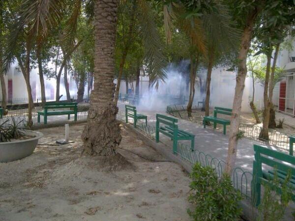 قوات الأمن البحرينية تروع طلاب مدرسة جنوب المنامة